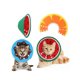 thumbnail image 1 of 1pc Pet Elizabethan Collar Beauty Mask Anti-Bite Collar Cat's Neutering Head Cover Anti-Scratch Neck Ring Dog Grooming Circle, 1 of 5