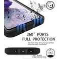 thumbnail image 6 of for Samsung Galaxy S20 Plus Case, Shockproof Dropproof Galaxy S20 Plus Case, Heavy Duty Protective for Samsung S20 Plus Case 6.7 Inch (Black/Gray), 6 of 7