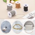 thumbnail image 6 of Uxcell 16.4Ft Box Chain Roll, 3mm Width Cable Square Box Link Chains Bulk Jewelry Extender Chain for Jewelry Making DIY Craft Necklaces Bracelet, Gold Tone, 6 of 6