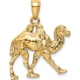 thumbnail image 4 of 14K Yellow Gold 3D Camel Pendant (27 X 23) Made In Peru k3322, 4 of 6