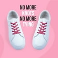 thumbnail image 5 of Laceez No Tie Shoe Laces for Kids, Single Pack - Elastic Shoe Laces for Toddlers, Sports Shoes, Sneakers Comfort & Smart look (Pink, Large), 5 of 6