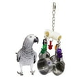 thumbnail image 5 of 1 piece Bird Parrots Chew Toys Birds Cage Stainless Steel Hanging Chewing, 5 of 8
