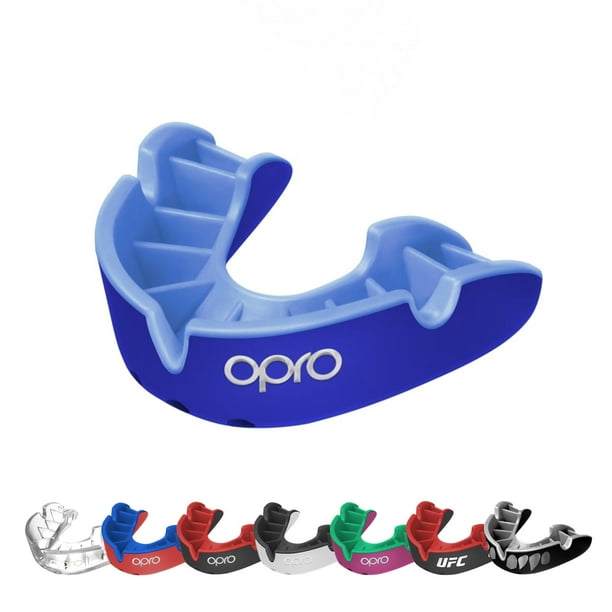 Protector bucal OPRO Silver Level, moldeable, multicapa, para adultos