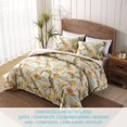 thumbnail image 4 of Tommy Bahama - Juego de edred&oacute;n Reversible de algod&oacute;n con Fundas a Juego y Falda de Cama, decoraci&oacute;n del hogar para Todas Las Estaciones (Birds of Paradise Blanco/Verd, 4 of 7