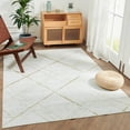 thumbnail image 1 of Rugking Living Room Rug 6X9 Moroccan Rug Thin Taupe Rug Modern Geometric Accent Rug Contemporary Soft Mat Indoor Sketch Rug Doormat Non Slip Carpet Kitchen, 1 of 6