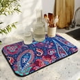 thumbnail image 3 of Paisley Boho Design Coffee Mat - Artistic Absorbent Mat for Coffee Machines, Elegant Countertop Protector, 3 of 6