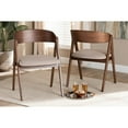 thumbnail image 7 of Baxton Studio Danton Beige and Brown Finished Wood Dining Chair (Set of 2), 7 of 7
