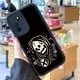 thumbnail image 2 of Proteja su iPhone 15 Pro Max 14 13 12 Pro 11 con estilo con esta divertida funda para teléfono plateada mate de doble capa con ilustraciones de dibujos animados: ¡imprescindible para las personas a la, 2 of 4