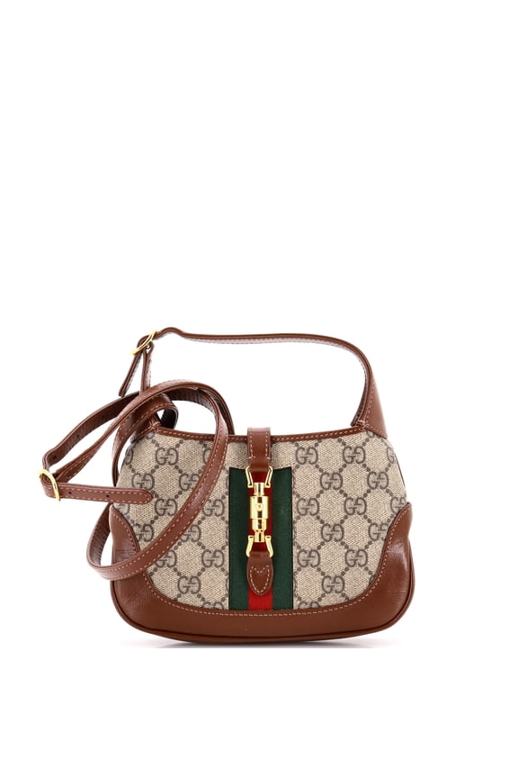 Pre-Owned Jackie 1961 Hobo GG Coated Canvas Mini By Rebag