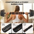 thumbnail image 2 of Hiaso 33lbs Adjustable Dumbbells Set, 5-in-1 Free Weights with Connector, Home Gym Barbell & Kettlebell, Multi-Function Fitness Equipment with Push Up Stand & Weight Plates for Men Women, 2 of 9