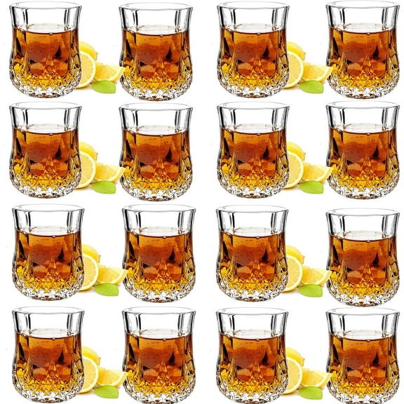 1.7 OZ Crystal Shot Glasses Set, Heavy Base Cordial Glasses | Tequila Glasses(Set of 16)