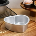 thumbnail image 4 of POPETPOP 2Pcs Aluminum Alloy Heart Cake Molds Removable Base Ideal for Home Baking, 4 of 8