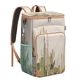 thumbnail image 1 of Sac à Dos Succulent Boho, Sac Isotherme Étanche avec Design Cactus Aquarelle pour Randonnée, Camping et Voyage, 1 of 3