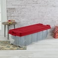 thumbnail image 4 of Sterilite Plastic Christmas Tree Storage Bin with Lid, Red, Holiday Décor Organizer, 4 of 10