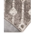 thumbnail image 7 of Unique Loom Bohemian Trellis Collection Area Rug - Gypsy (5' 3" Round Stone Gray/Ivory), 7 of 7