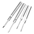 thumbnail image 4 of Leather Groover,4 Pcs DIY Stainless Groover Leather Trencher Streamlined Design, 4 of 6