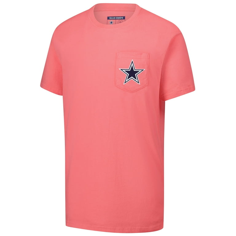 Women's Lauren James Coral Dallas Cowboys Folksy Americana T-Shirt