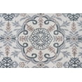 thumbnail image 2 of Tayse Hampton Area Rug HMP3817 Traditional Cream Rings Loops 5' 3" x 5' 3" Round, 2 of 2