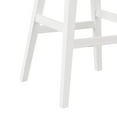 thumbnail image 4 of Hillsdale  Furniture Clarion Wood and Upholstered Swivel Stool, Sea White 42H x 18.75W x 25D; Seat Height: 30.5H Bar Height - 29-32 in., 4 of 5