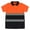 Orange/navy, variant on Toptie Safety Polo Shirt Reflective High Visibility Short Sleeve Pocket Tee-Orange-3XL