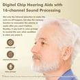 thumbnail image 5 of AuyeeSnc Rechargeable Hearing Aids Super Mini True OTC Digital Chip,Big Button,LED Display,Elderly-Friendly for Seniors and Hearing Amplifiers for Hearing Loss,In Ear Nearly Invisible,Auto On/Off, 5 of 9