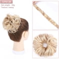 thumbnail image 2 of Chouchous Chignon Cheveux Riches Choix Chouchous Cheveux 100 % Humains Extensions Chignon 32g Enveloppant Beigne Ébouriffé Chignon pour Femmes Filles, 2 of 7