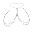 thumbnail image 2 of Long Tassel Body Chain Retro Carved Disc Waist Chain Fashion Jewelry Accessory for Women Festival Party Outfit, 2 of 6
