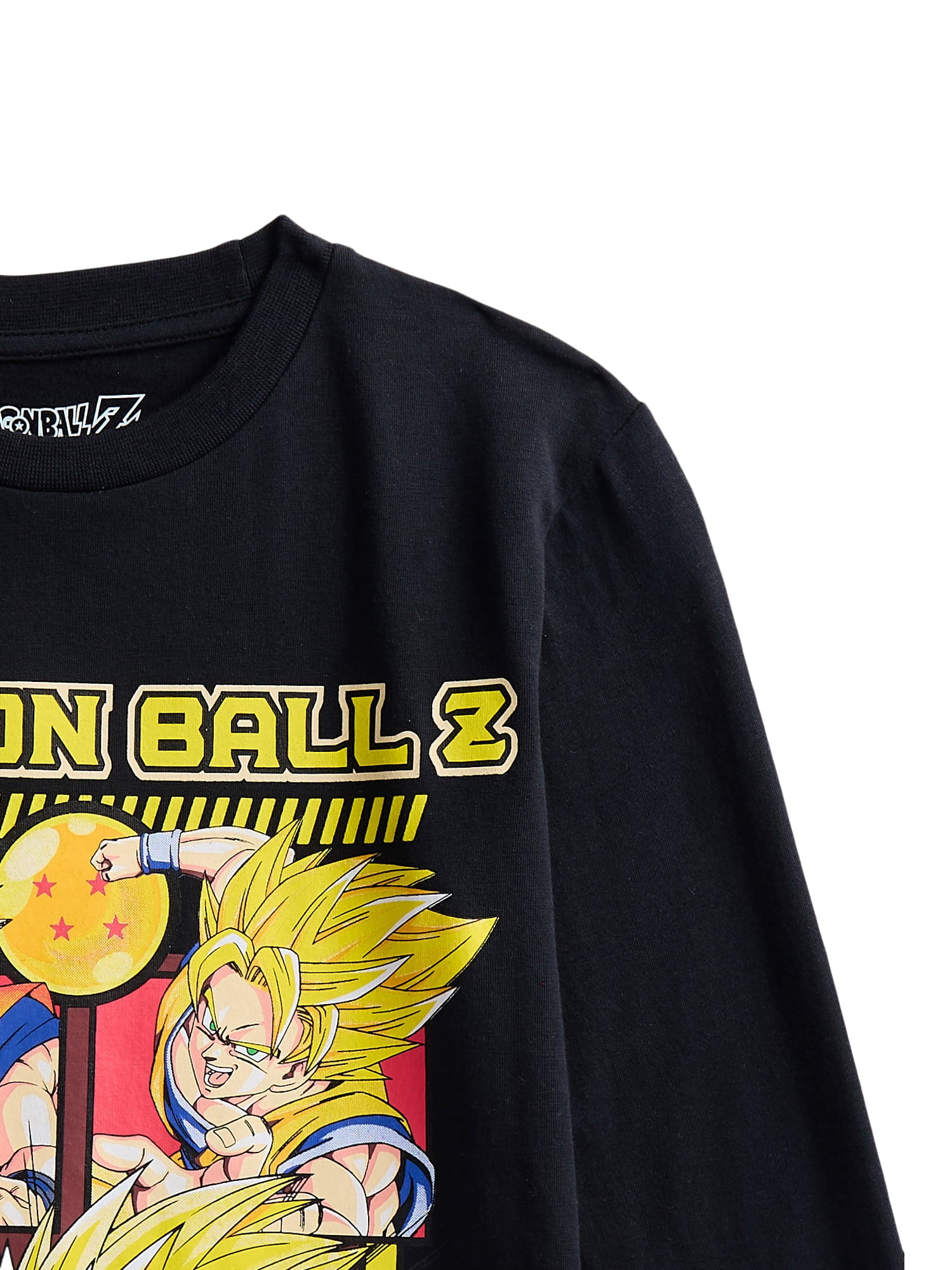Dragon Ball Z Boys Graphic Tee with Long Sleeves, Sizes XS-2XL
