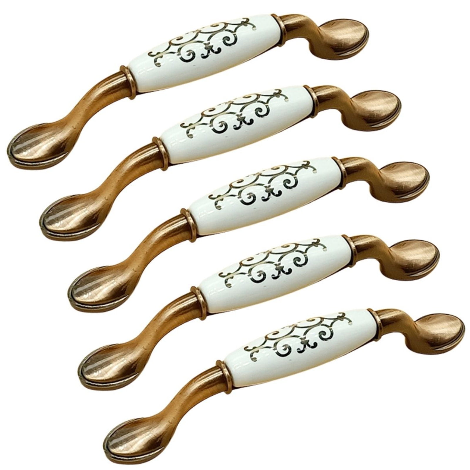 5 Pack Drawer Pull Door Handles,European Style Kitche