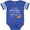Football Blue and White, variant on Inktastic I Love My Mama To The Moon and Back Boys or Girls Baby Bodysuit