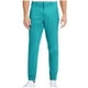 thumbnail image 2 of Pantalones de longitud completa para hombre, informales, finos, de color liso, para negocios, diarios, con bolsillos, cintura media, con botones, de poliéster., 2 of 6