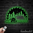 thumbnail image 3 of Handmadetneonsign Wood Shop Metal Wall Art Light, Saw Machine Sign Wall Decor, Forest Metal Decor 49556, 3 of 5