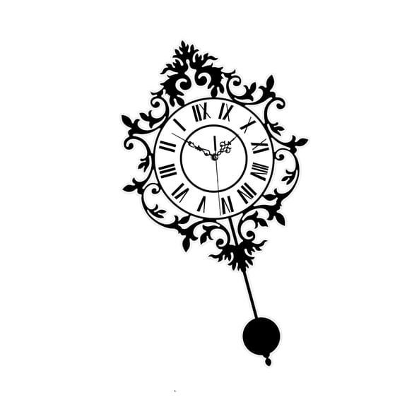 Silents None-Ticking Clocks Decorative Clock Operated Wall Clocks for Living Room Kitchen Home Office Decors