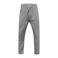 thumbnail image 4 of Dpytoraw Men Pure Color Overalls Pocket Sport Work Casual Trouser Ankle Length Pants, 4 of 5