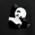 thumbnail image 3 of CafePress - Baby Panda Pajamas - Women's Short Sleeve Print T-Shirt and Pants Dark Cotton Pajama Set, 3 of 7