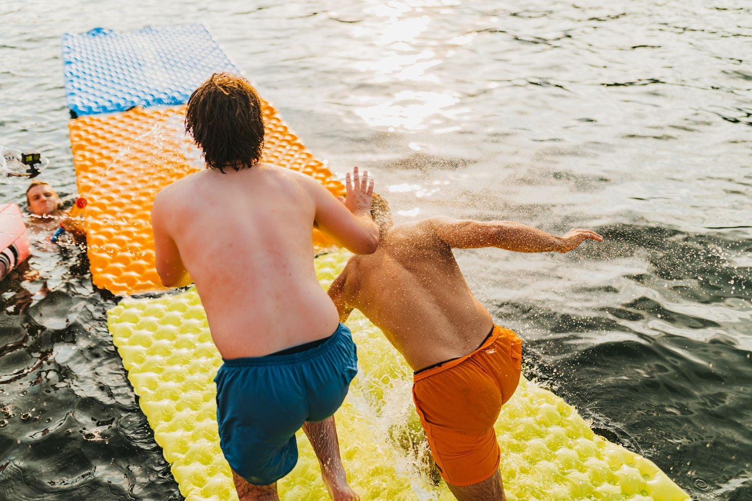 Grand flotteur de lac Airhead Air Island