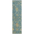 thumbnail image 2 of Addison Rugs Chantille Indoor/Outdoor Traditional Global Teal Machine Washable Runner Rug, 2'3" x 7'6", 2 of 8