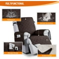 thumbnail image 4 of Aorsher 100% Waterproof Recliner Chair Covers, Washable Slipcover with Pocket, Non-Slip Dog Chair Cover Furniture Protector with Elastic Straps for Pets, 4 of 14