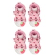 thumbnail image 2 of Zapatos para perros antideslizantes de lona transpirables, lindas botas de fresa para perros pequeños, osito de peluche, bichón, pomerania 4, 2 of 14