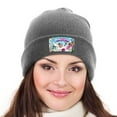 thumbnail image 4 of Super Kitties Winter Beanie Hats for Men Women, Warm Cozy Knitted Cuffed Skull Cap, 4 of 8