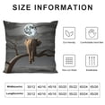 thumbnail image 5 of Fenyluxe Elephant Tree Branch Full-Moon Surrealistic Pillow Covers for Couch Sofa Indoor Outdoor Throw Pillow Cover - Pack of 1 20x20in, 5 of 5