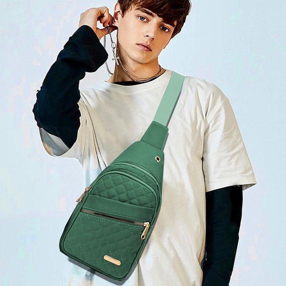 Upgraded Shoulder Bag – Outdoor Minimalist Large-Capacity Crossbody Bag, Green Home Storage and Organization