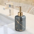 thumbnail image 4 of Dispensador De Jabón Con Textura De Mármol, Bomba De Botella De Loción Para Hotel, Cocina, Baño, Gris Sunnimix Dispensador de jabón con bomba, 4 of 7