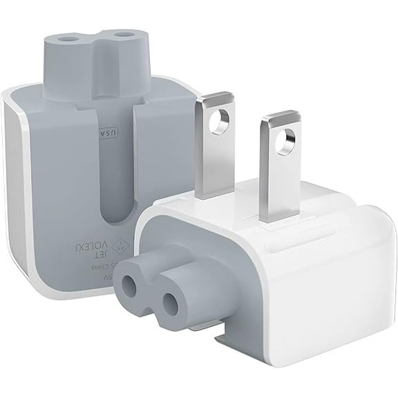 Sanlufa AC Power Adapter US Wall Folding Plug Duck Head, Charge Adapter US Standard Plug Duck Head for MacBook Pro/MacBook Air/Mac iBook/iPhone/iPod/etc