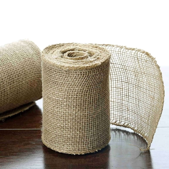 Efavormart 5" x 10 yards Natural Brown Burlap Fabric Bolt Wedding Party Crafts Sewing SALE
