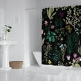 thumbnail image 3 of Waterproof Boho Style Shower Curtain 72x84 Inch Colorful Floral Vintage Polyester Unique Shower Curtain for Bathroom Hotel Home Decor with 12 Plastic Hooks, 3 of 5