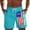 Mint Green@GC@, variant on CONZONE Independence Day Mens Casual Shorts Elastic Waist Drawstring 4Th Of July Shorts For Men Patriotic Usa Flag Graphic Lightweight Loose Fit July 4Th Shorts With Pockets