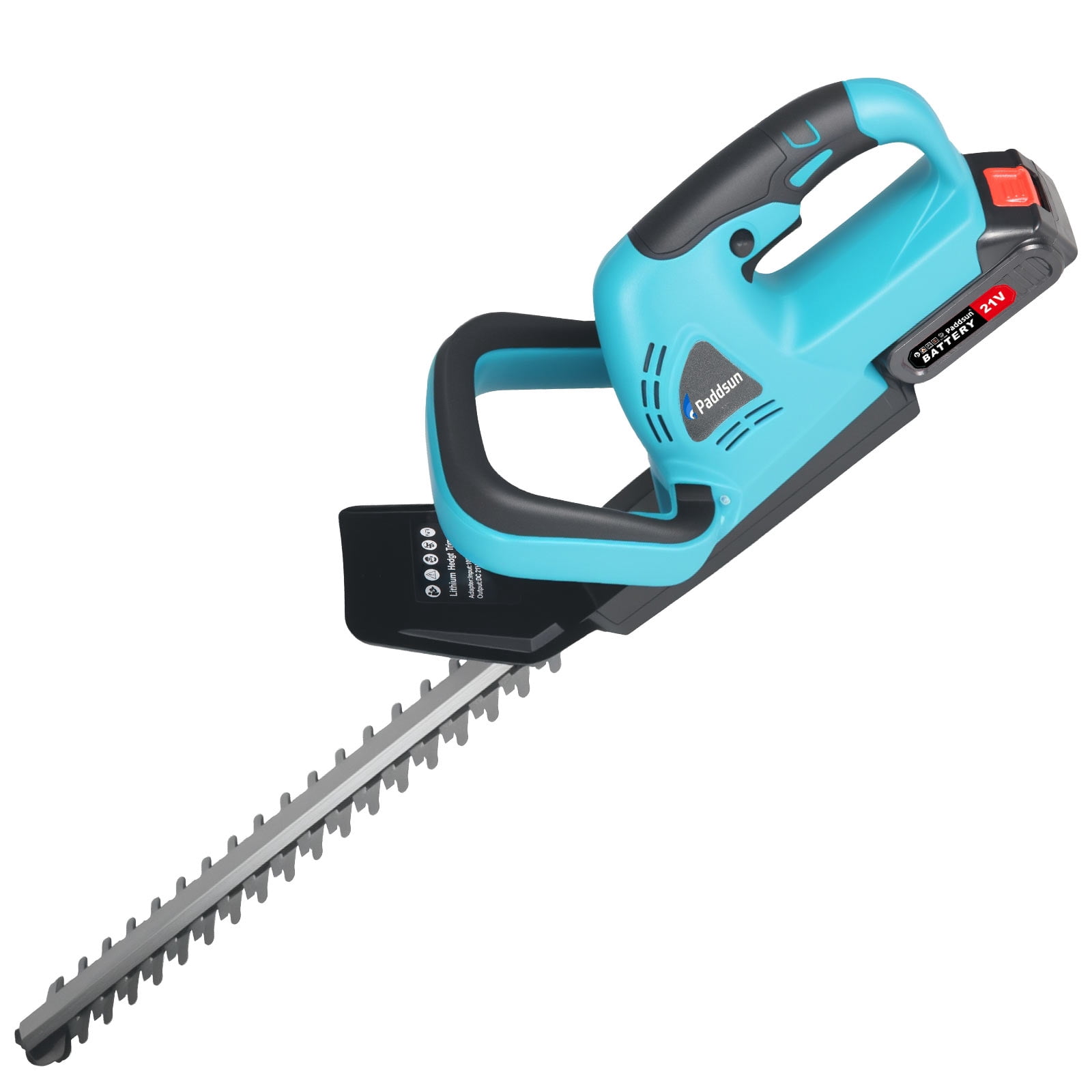 Paddsun Electric Hedge Trimmer, 20" Blade Cordless Hedge Trimmer Double-Sided 0.8" Cutting Width with 3.0Ah Battery
