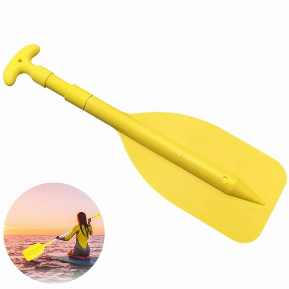 Collapsible Aluminium Paddle for Outdoor Water Adventures, Adjustable Boating Essential - Safe & Compact Explorers' Choice