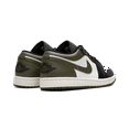 thumbnail image 3 of Jordan MENS Air Jordan 1 Low "Black Toe Medium Olive" 553558 092 from Stadium Goods, 3 of 8